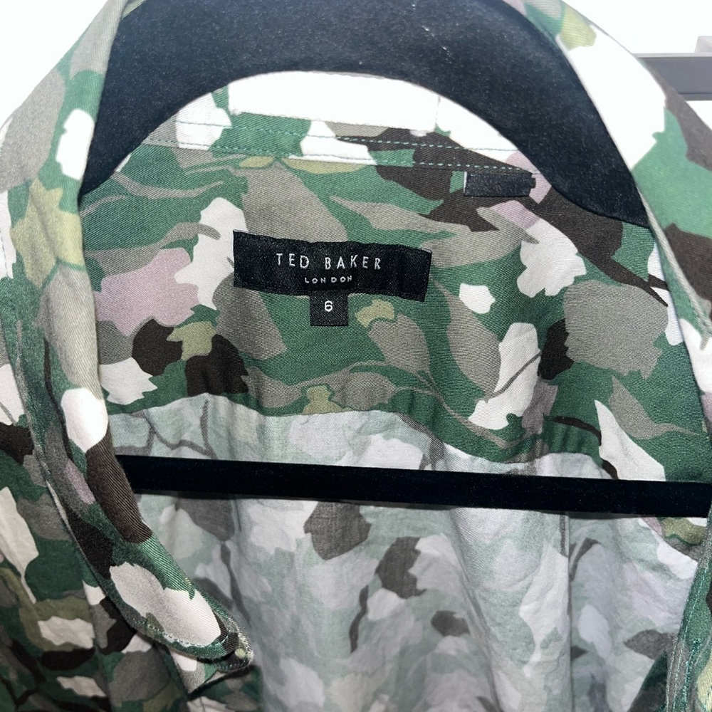 Ted Baker camouflage short sleeve button down